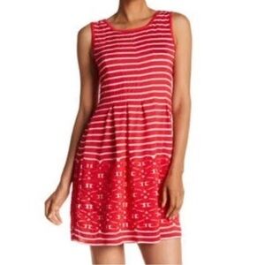 MAX STUDIO nautical stripe dress size M